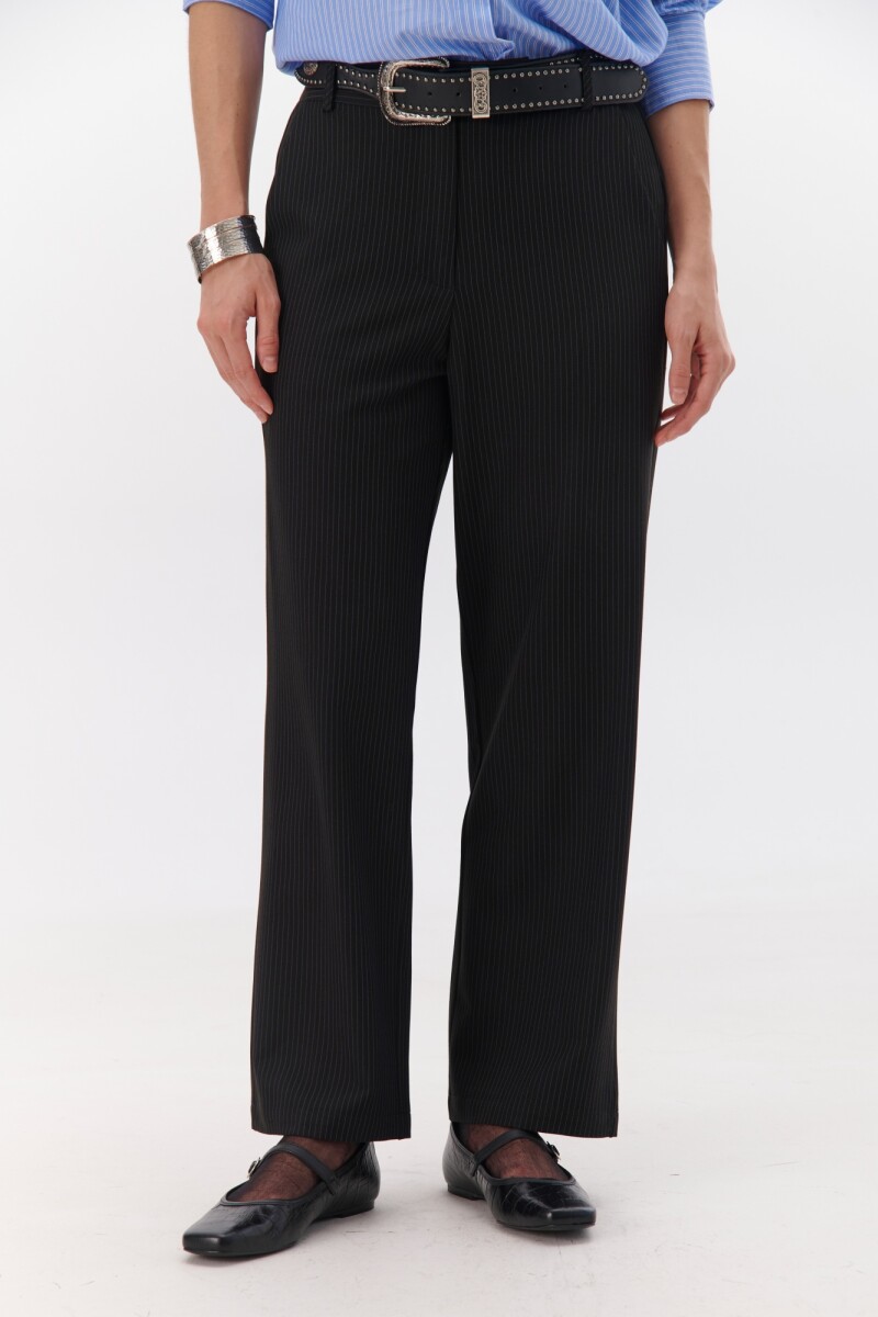 PANTALON TIZA NEGRO