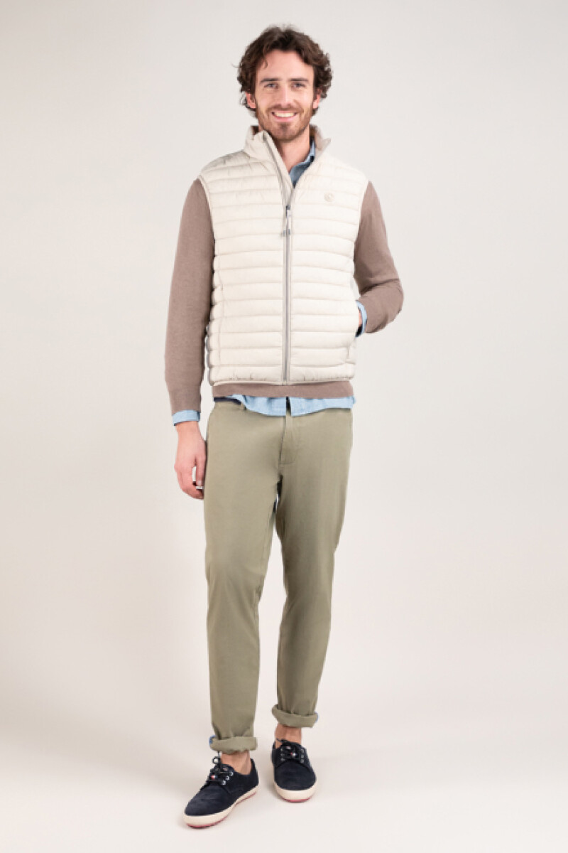 Chaleco Acolchado Beige