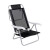 Silla Plegable de Aluminio 6 Posición NEGRO
