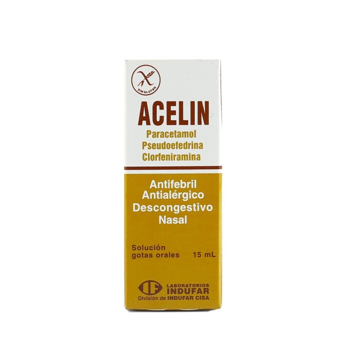 ACELIN GOTAS CJ X 15 ML. única
