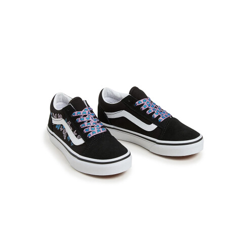 VANS OLD SKOOL SHOES Black & Butterfly