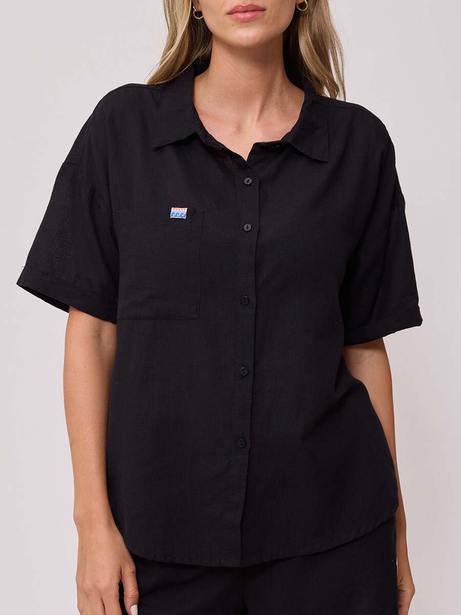 CAMISA SADUI RUSTY - Negro 