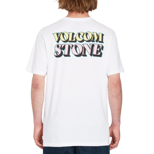 Remera MC Volcom Stript - Blanco Remera MC Volcom Stript - Blanco