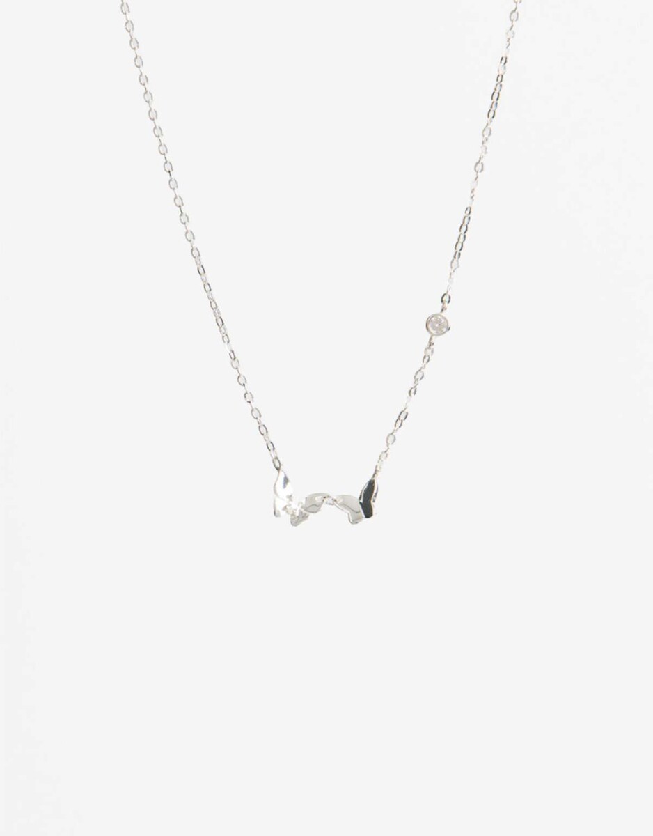 Cadena Con Dije Plata 925 - Plateado 