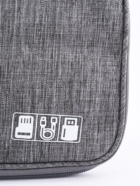 ORGANIZADOR DE CABLES GRIS
