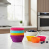 Set muffin silicona 7.5x3 cm x6 PRISMA Set muffin silicona 7.5x3 cm x6 PRISMA
