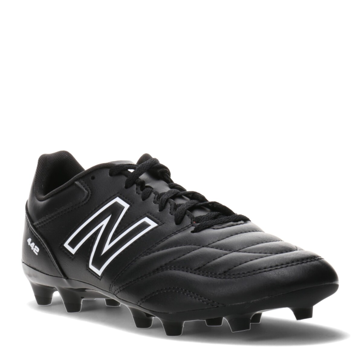 Championes de Hombre New Balance Fútbol 11 442 V2 Academy FG - Negro - Blanco 