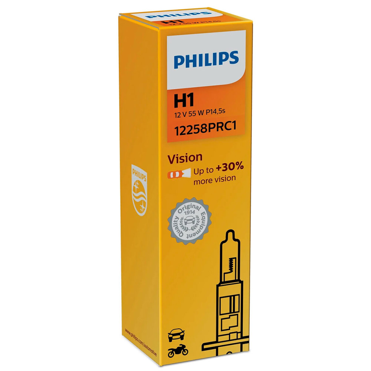 LAMPARA - HALOGENA 24V 55W H1 PREMIUM PHILIPS 