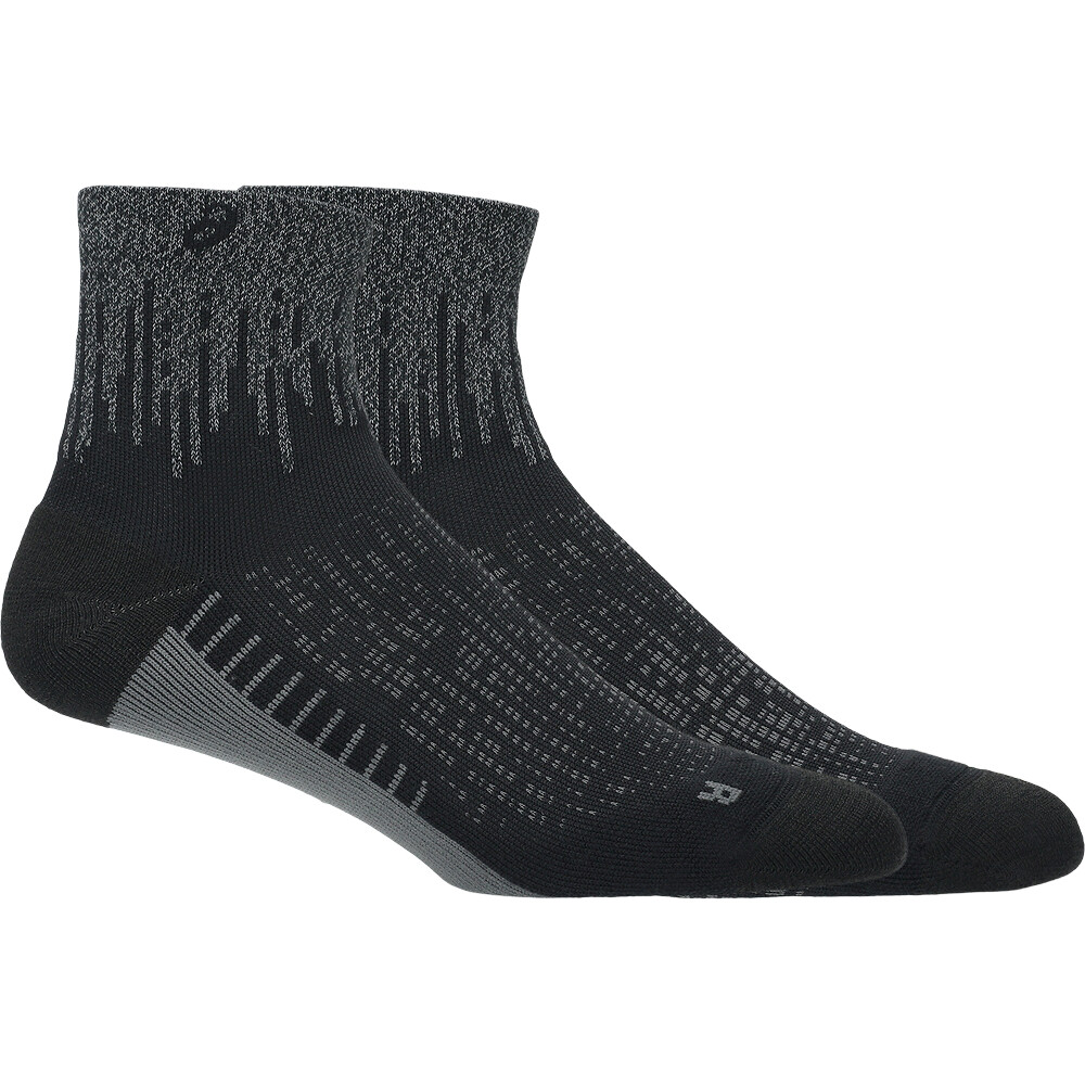 Medias Running Performance Run Sock Quarter Unisex Performance Black
