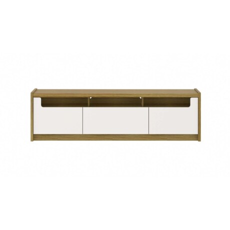 Rack Olso Off White y Roble