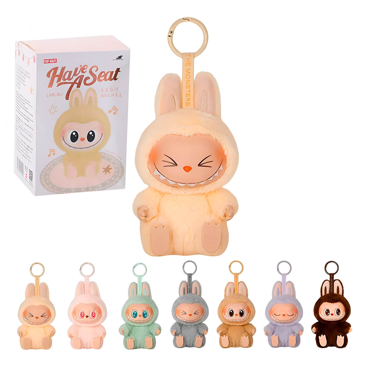 Labubu Have A Seat Muñeca Original Peluche Sorpresa - Lab001001 