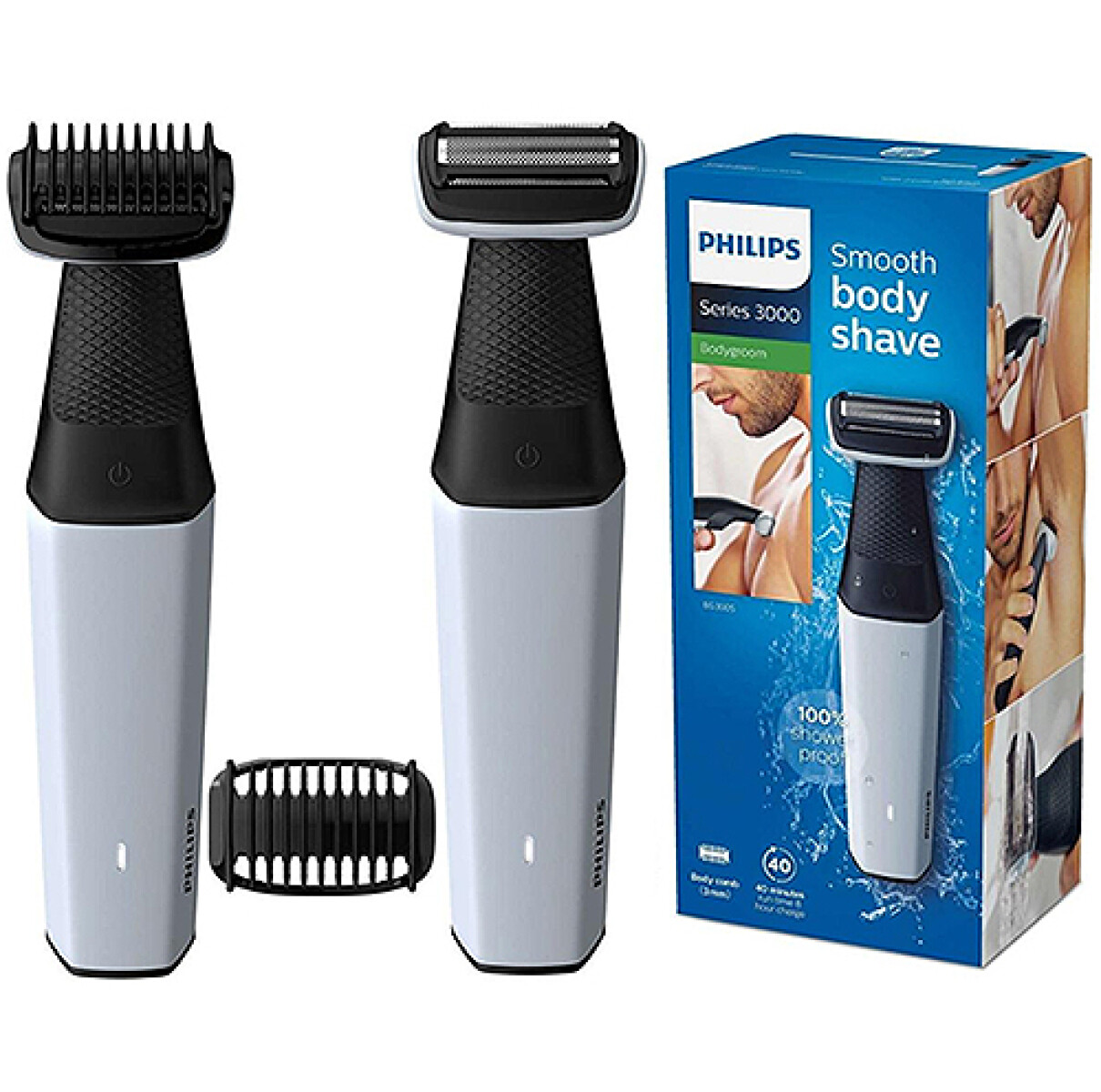 AFEITADORA PHILIPS BG 3007 BODYGROOM -Recargable - Sin color 
