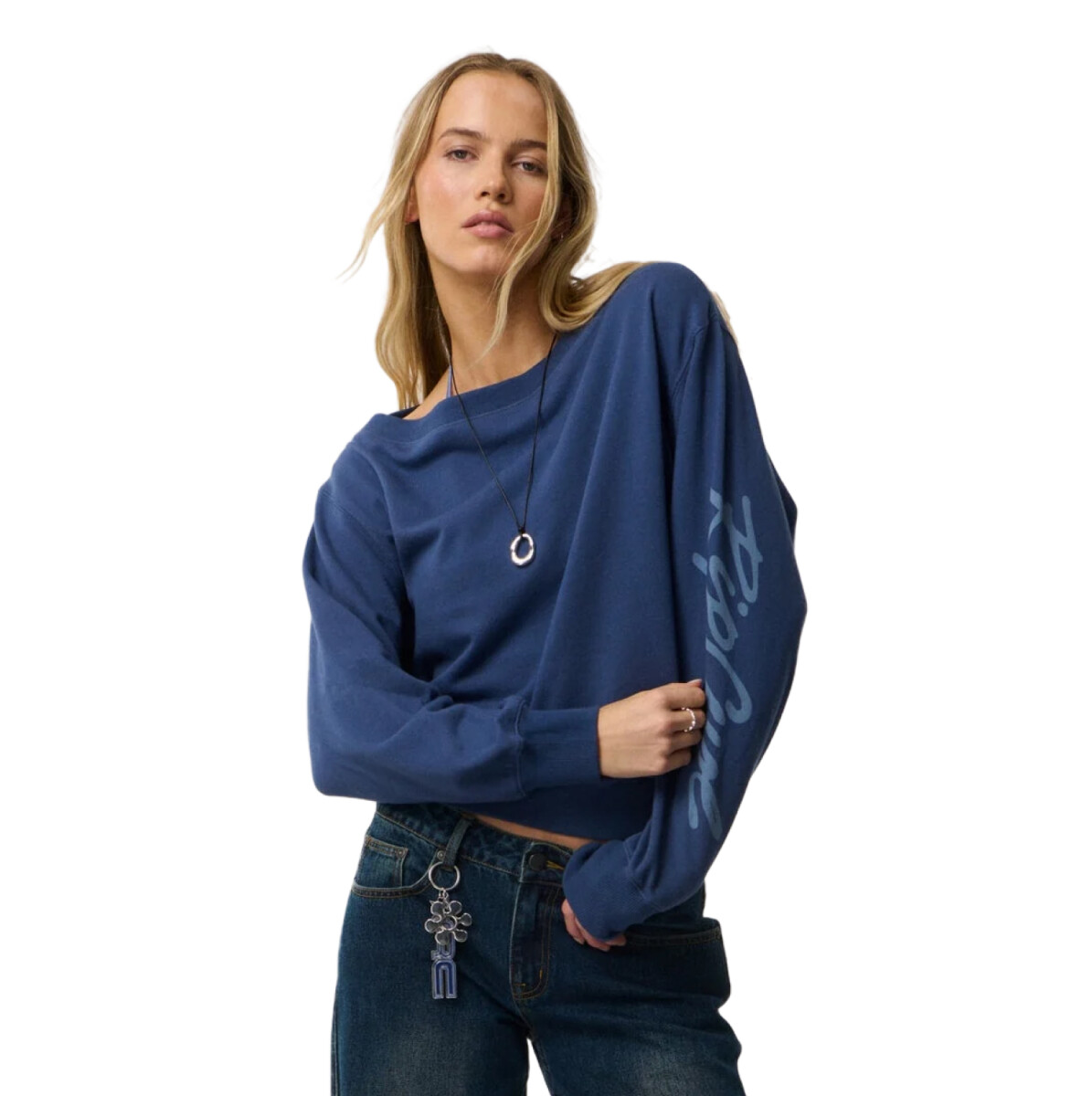 Buzo Rip Curl Archive: Off Shoulder - Azul 