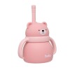 Vaso silicona OSITO BUBA rosa
