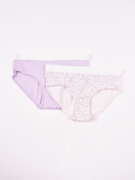 PANTY TEEN PACK X 2 LILA