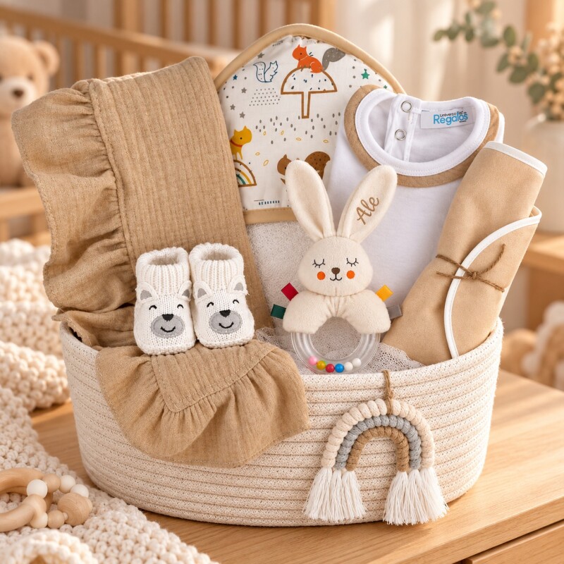 Canasta Nacimiento Arcoíris – Unisex Canasta Nacimiento Arcoíris – Unisex