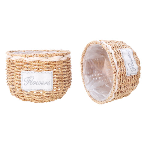 Portamaceta de ratán 20x13.5cm Portamaceta De Ratán 20x13.5cm