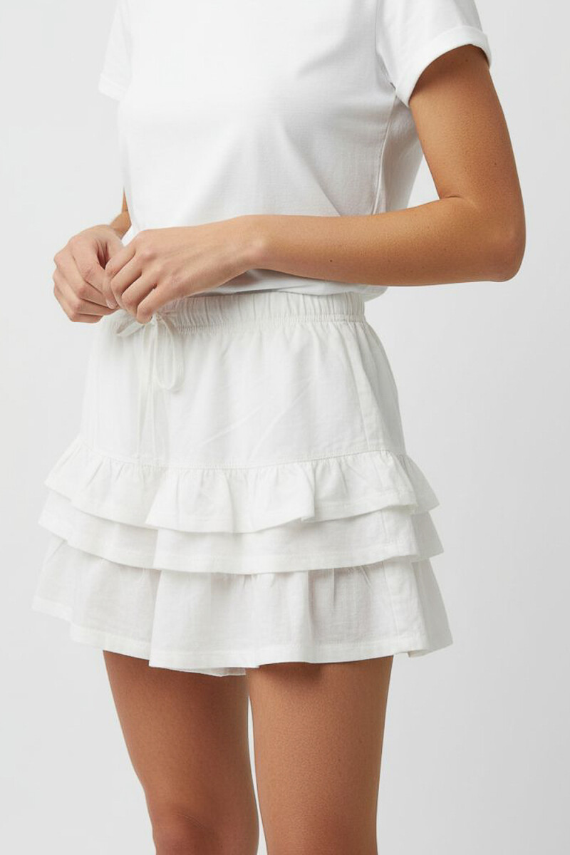 Falda Listino - Marfil / Off White 