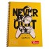CUADERNOLA PAPIROS FLEX 70 HOJAS RAYADO TAPA NEVER QUIT