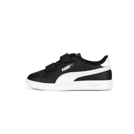 Championes Puma Smash 3.0 L V de niño Black & White