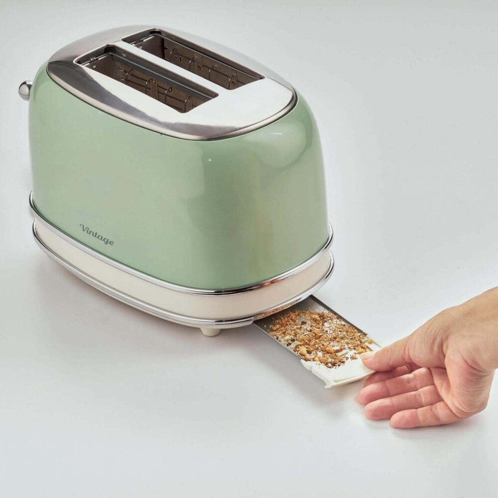 TOSTADORA VINTAGE 810-W VERDE 155 ARIETE, VERDE