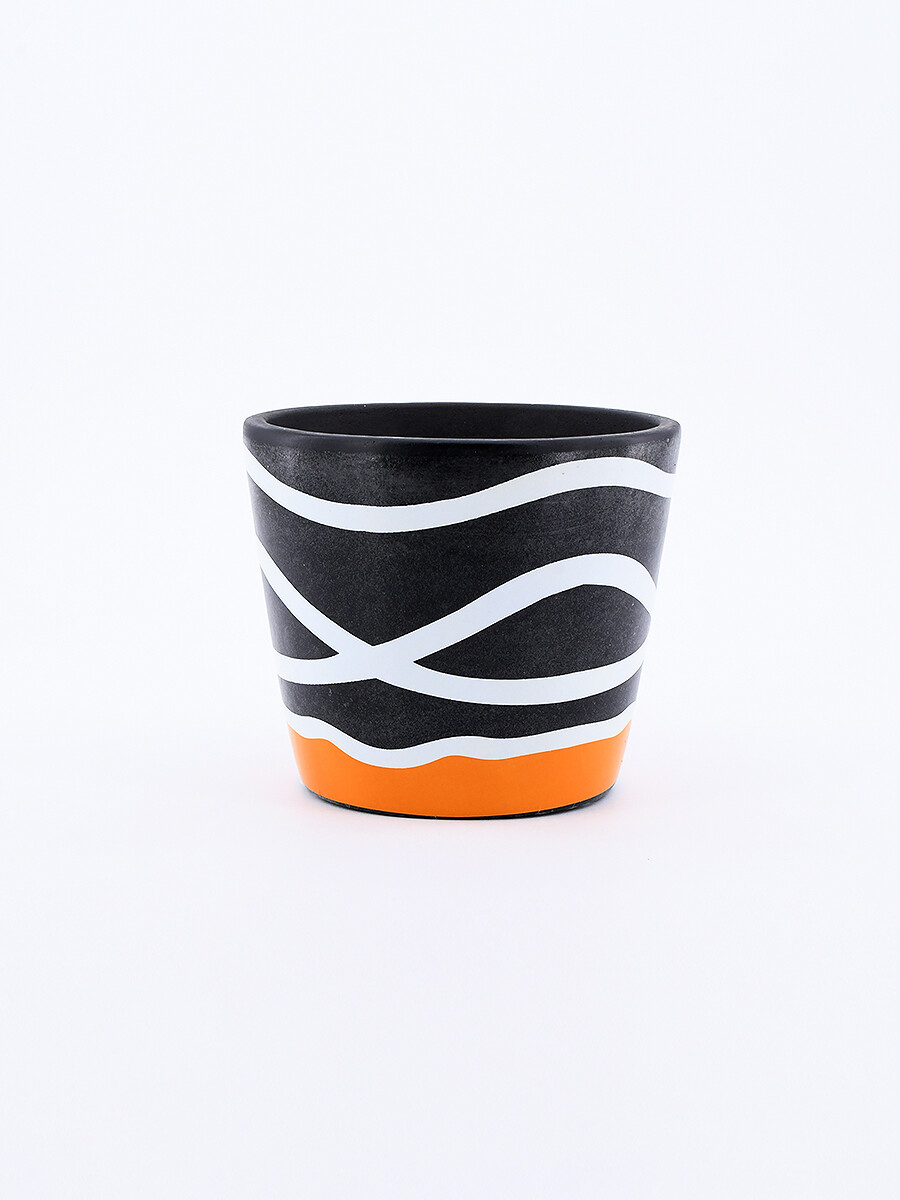 MACETA MOX - NEGRO 