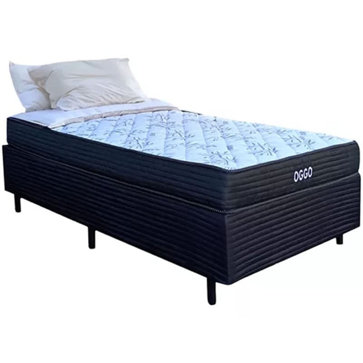 Sommier SUPER MEGA - 1 Plaza – Reversible – Espuma AG + Soft – 78x188x16 cm – Soporta 130 k 