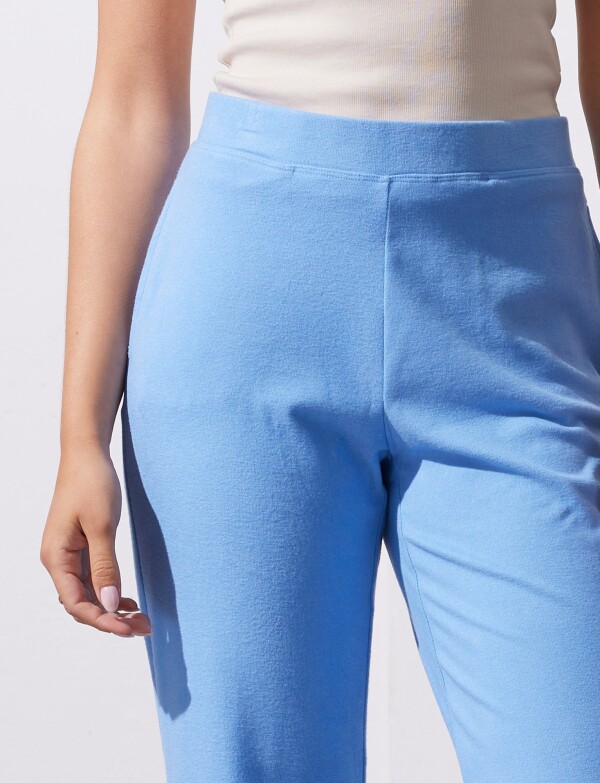 Pantalon Comfy Wide CELESTE OSCURO