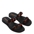 Sandalias de Mujer Ipanema Glow Trendy Slide Ad Negro - Marrón