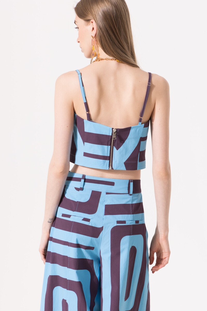 TOP SQUARE Azul