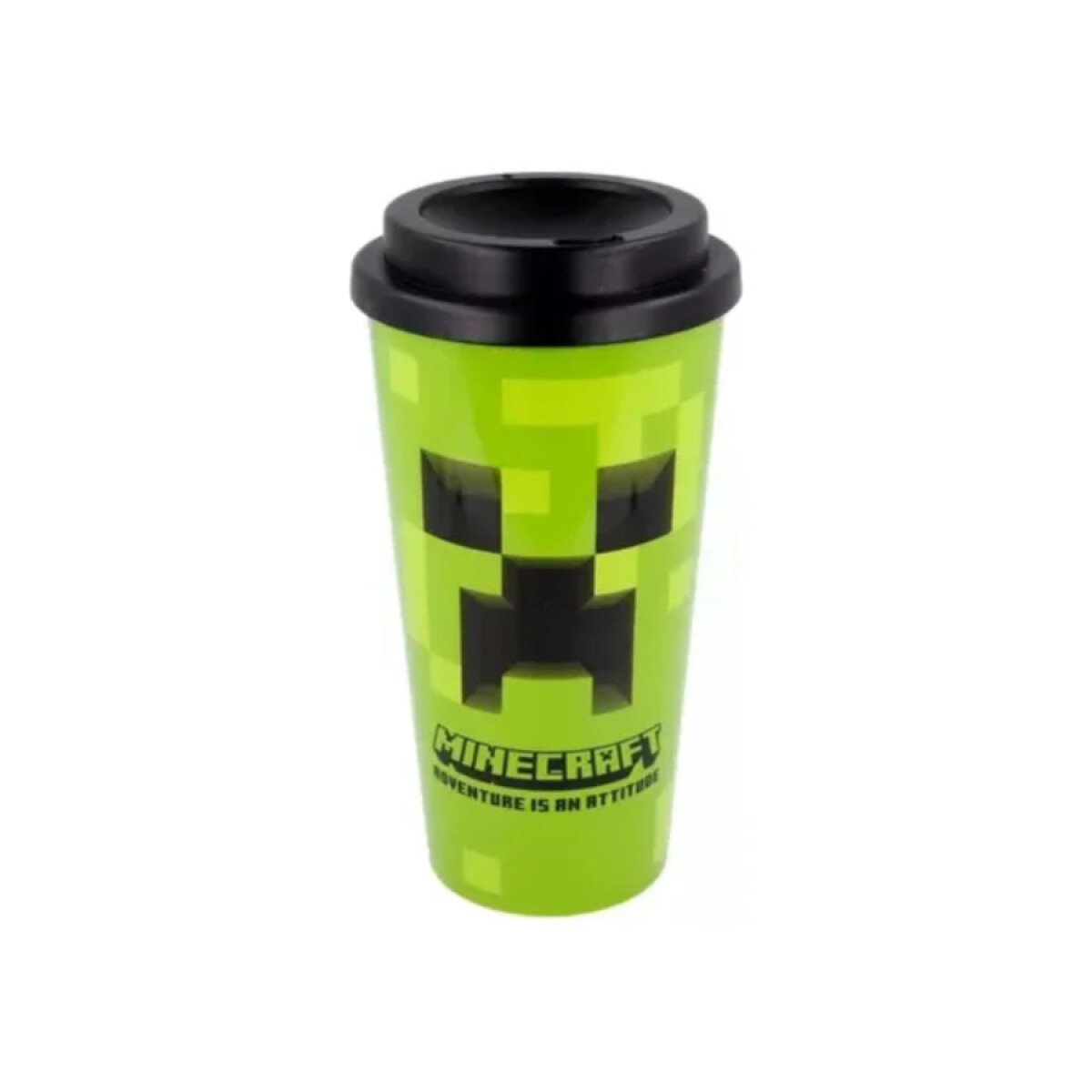 Vaso Plástico Doble Pared Minecraft 520 ml 
