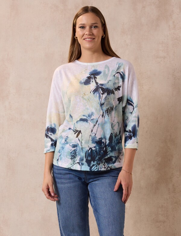 Buzo Print VERDE/MULTI