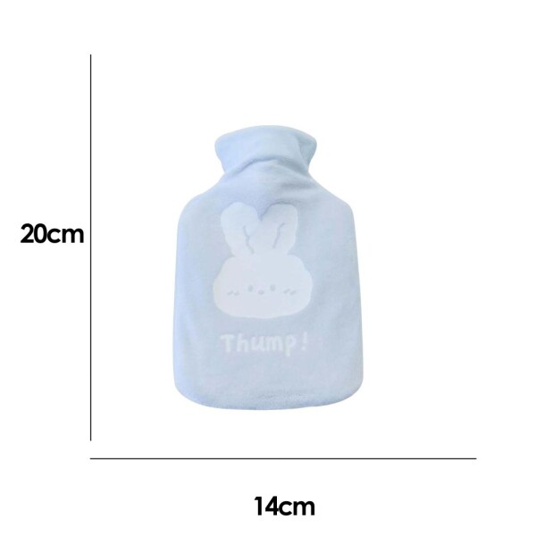 Bolsa de agua caliente 500ml celeste