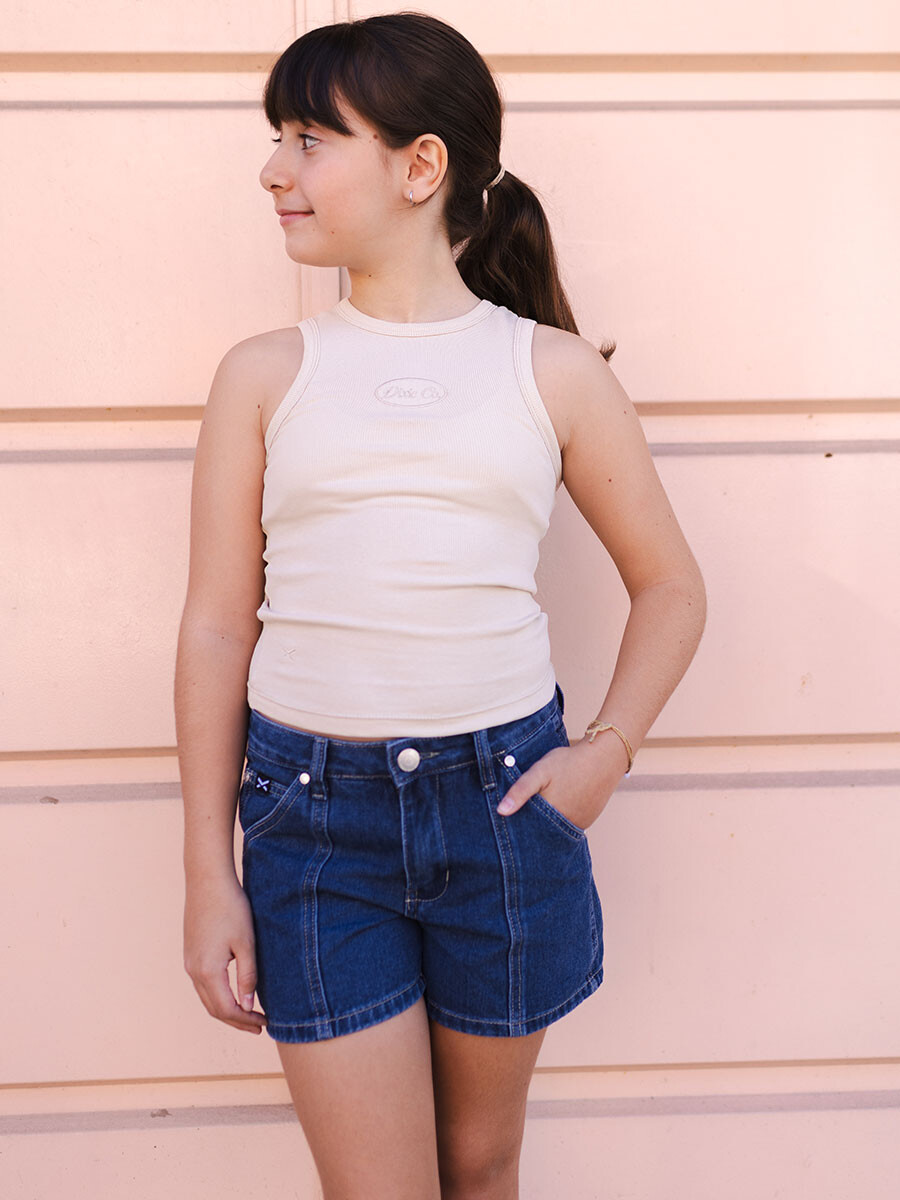 SHORT JEAN AIXA TEEN DIXIE Azul Oxido