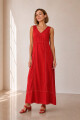 VESTIDO LINO VIVI ROJO