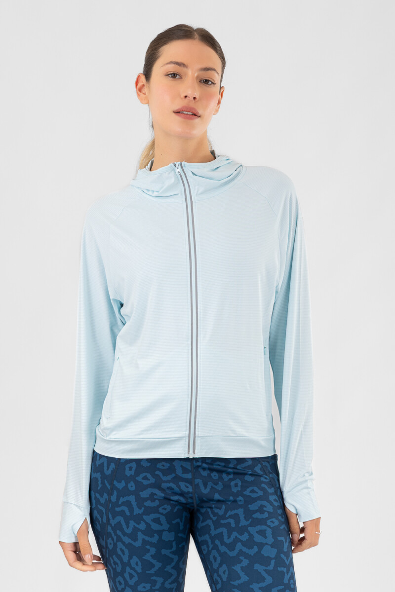 Campera stocky Celeste