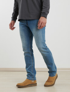 080687 PANTALON HARRINGTON LABEL Celeste Oscuro