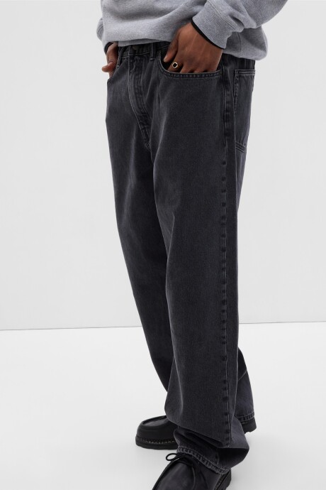 Jean Baggy Hombre Washed Black
