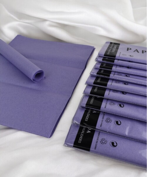 Pack x 10 - Papel seda 50 x 66 cm LILA