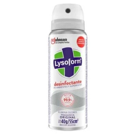 Desinfectante Lysoform Original Aerosol 55ml Desinfectante Lysoform Original Aerosol 55ml
