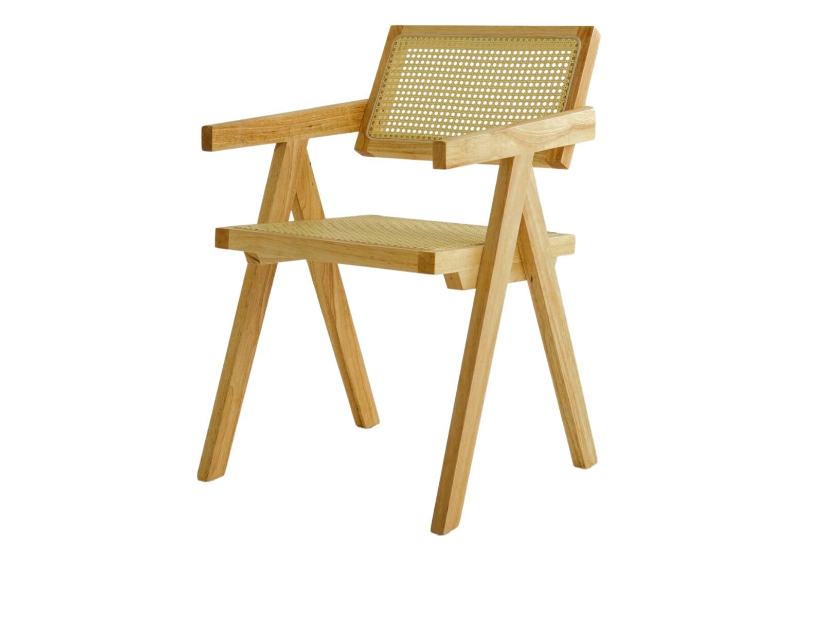 Silla Rattan en Madera - Natural 