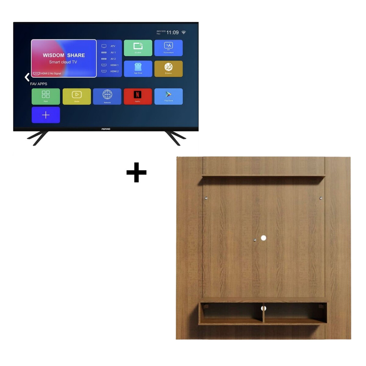 Panel para TV + TV Asano 50" Smart FHD 