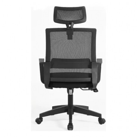 SILLA DE ESCRITORIO CON SOPORTE LUMBAR Y APOYA CABEZA Silla De Escritorio Con Soporte Lumbar Y Apoya Cabeza Negro