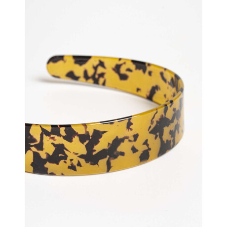 Vincha Acrílico Carey Marron Carey