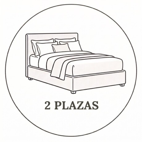 COLCHON TORONTO EN CAJA HÍBRIDO RESORTES 2 PLAZAS