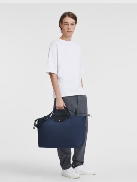 Longchamp -Bolso de viaje, Le pliage Energy Azul