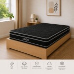 COLCHÓN - MEGA BLACK 2 PLAZAS 100% ESPUMA COLCHÓN - MEGA BLACK 2 PLAZAS 100% ESPUMA