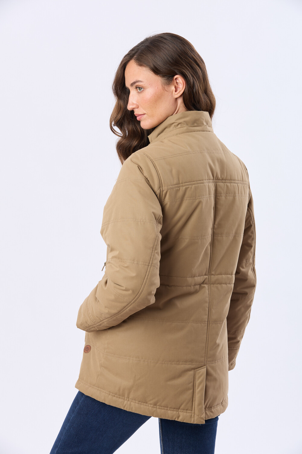 CAMPERA DE ABRIGO CON FORRO DE SHERPA Beige