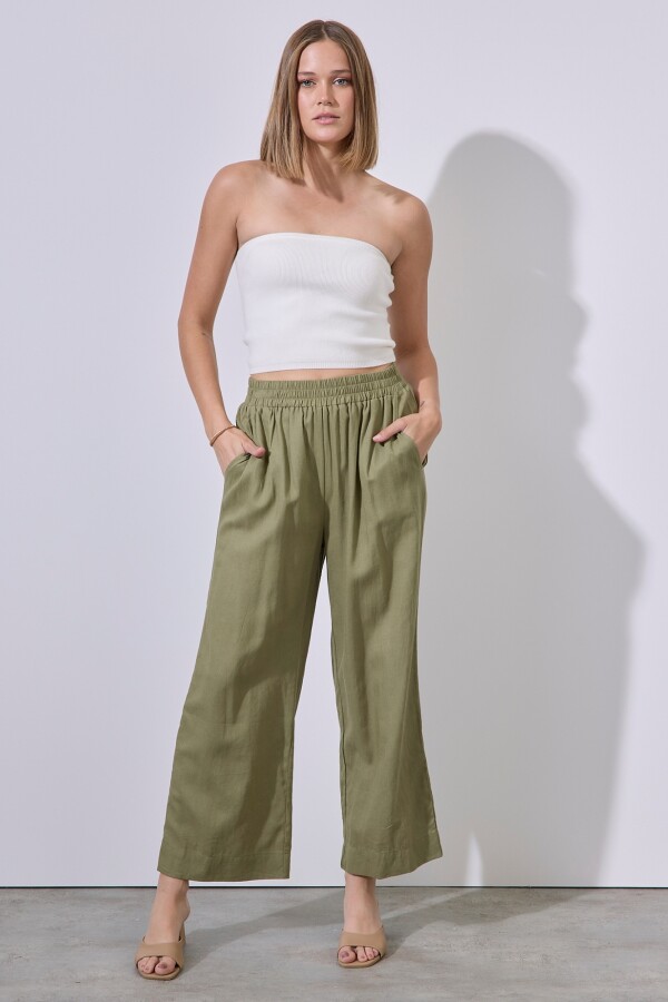 Pantalon Lino OLIVA