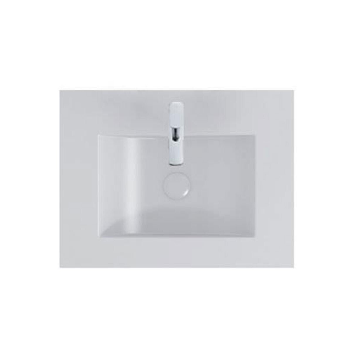 Mueble Baño Bacha Cadria Para Apoyar Porcelana Blanco 60Cm 